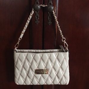 Valentino leather bag w/gold removable chain strap